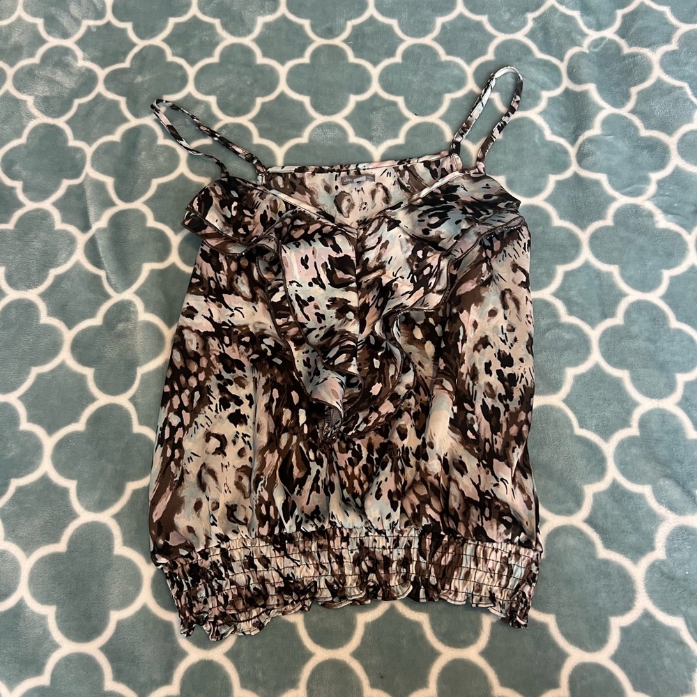 Leopard Print Women's Top